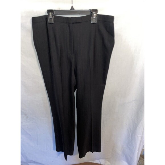 Pendleton Women’s Dress Pants Size 12 Black 100% Wool Business Formal - Picture 1 of 12